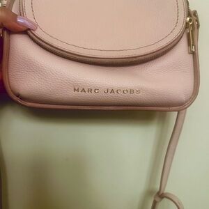 Marc Jacobs Blush Pink Pebbled Leather Crossbody